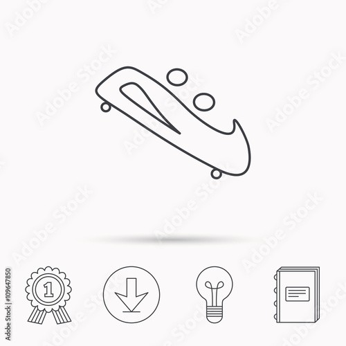 Bobsleigh icon. Two-seater bobsled sign.