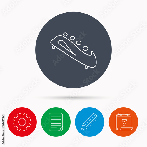 Bobsleigh icon. Four-seated bobsled sign.