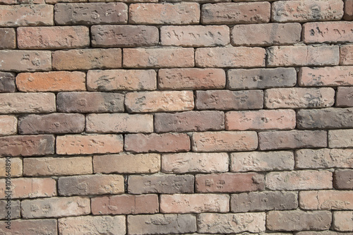 Background of old vintage brick wall