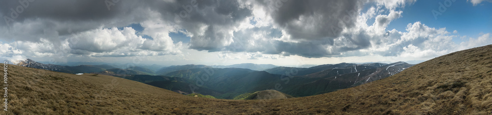 Spring mountain landscape