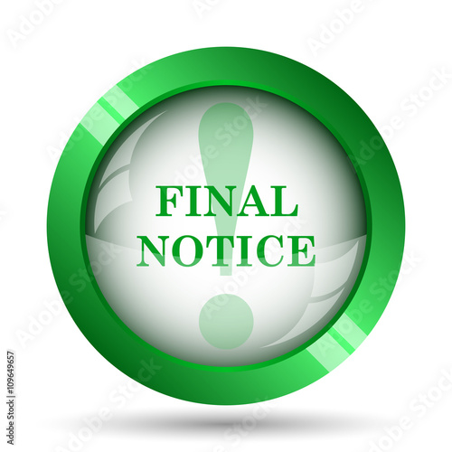 Final notice icon