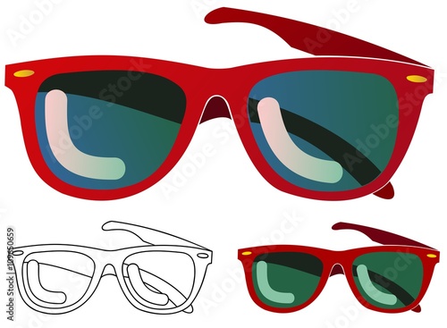Generic plastic framed cheap sunglasses