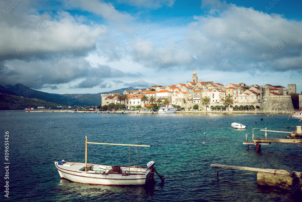 View of Korcula old town