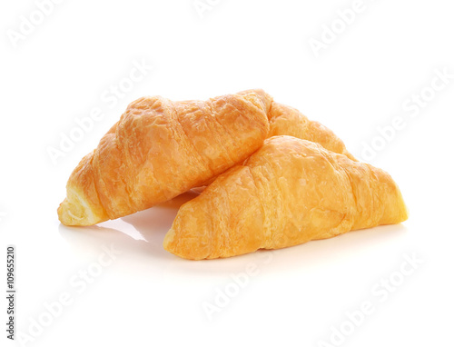 Mini Croissant isolated on white background