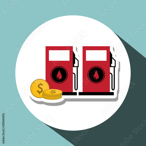 Petroleum design, economy and oil  industry concept, vector illustration