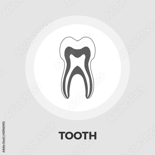 Tooth flat icon