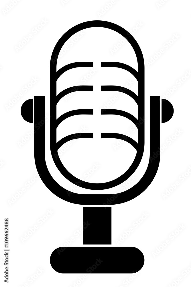 Classic Microphone isolated on white
Classic Microphone isolated on white
