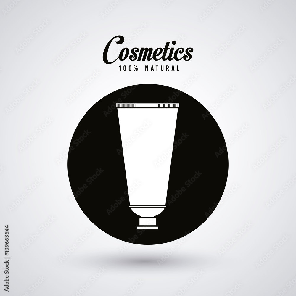 Cosmetic design. Make up icon. skin care concept Cosmetic design. Make up icon. skin care concept