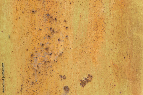 Rusty metal plate as a background.