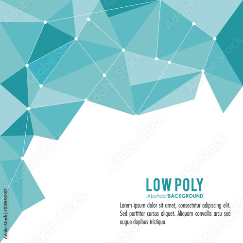 Polygonal design. Geometric shape design. , vector illustration