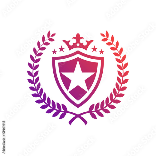 Elegant Wreath Emblem