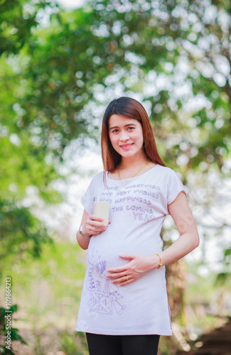 Mom drinking milk relex time
