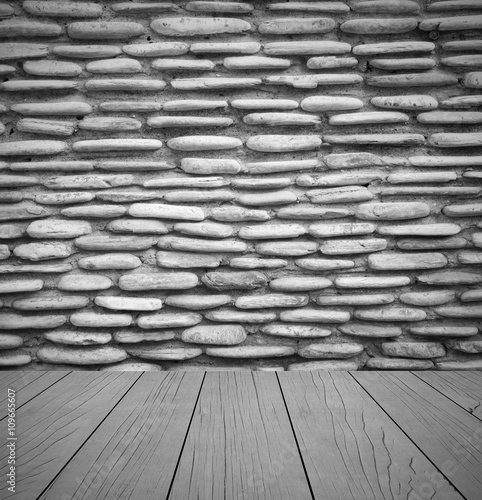 wall stone wood fioor Grey room texture background photo