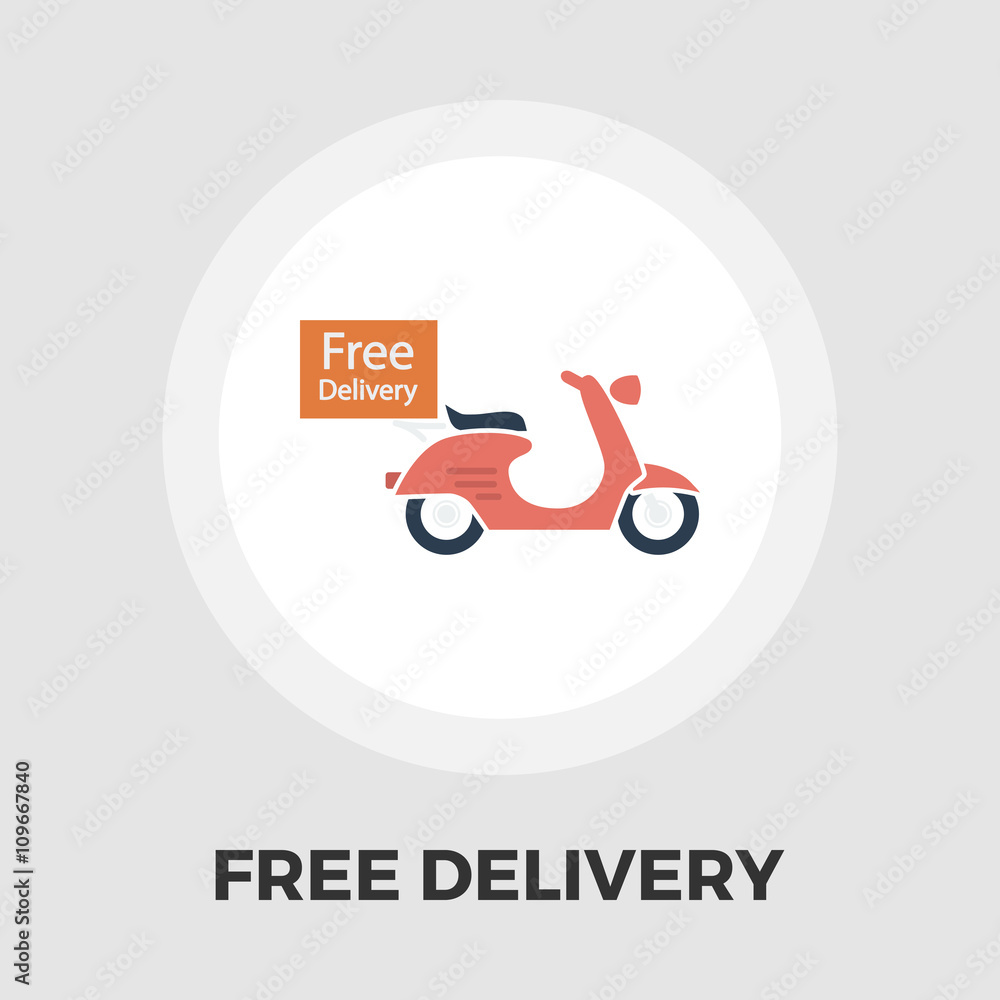 Free Delivery flat icon