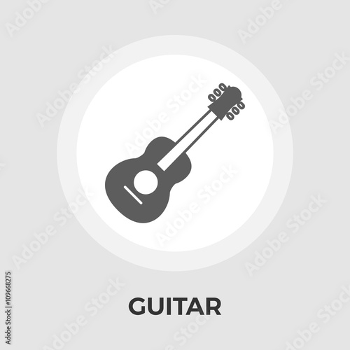 Guitar vector flat icon