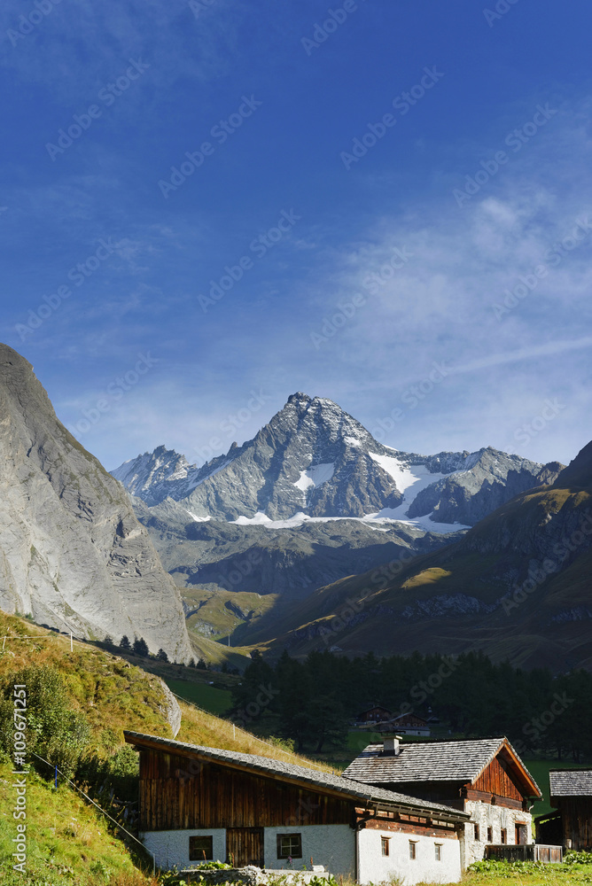 Alpine landscape: Grosglockner peak, september 2015.