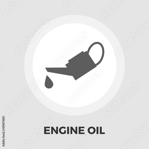 Oiler icon flat