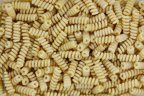 Spiral pasta, macaroni