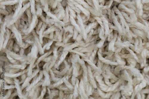 synthetic carpet pile