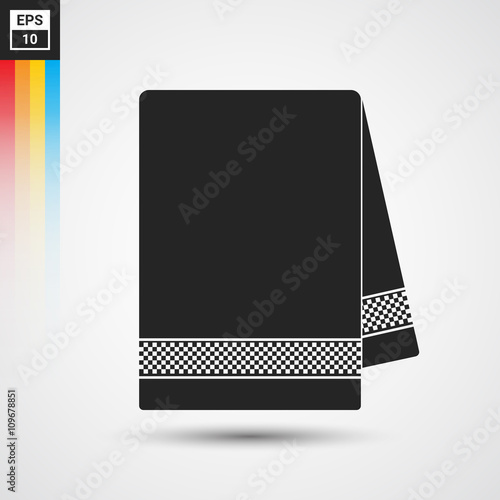 Towel icon - Vector