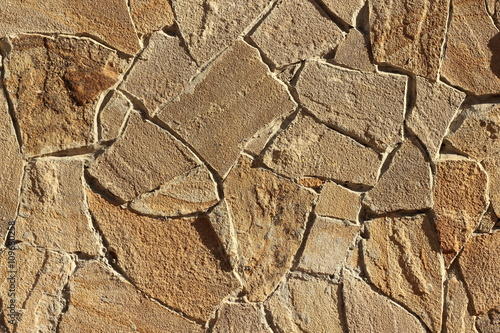 brickwork made of natural stone