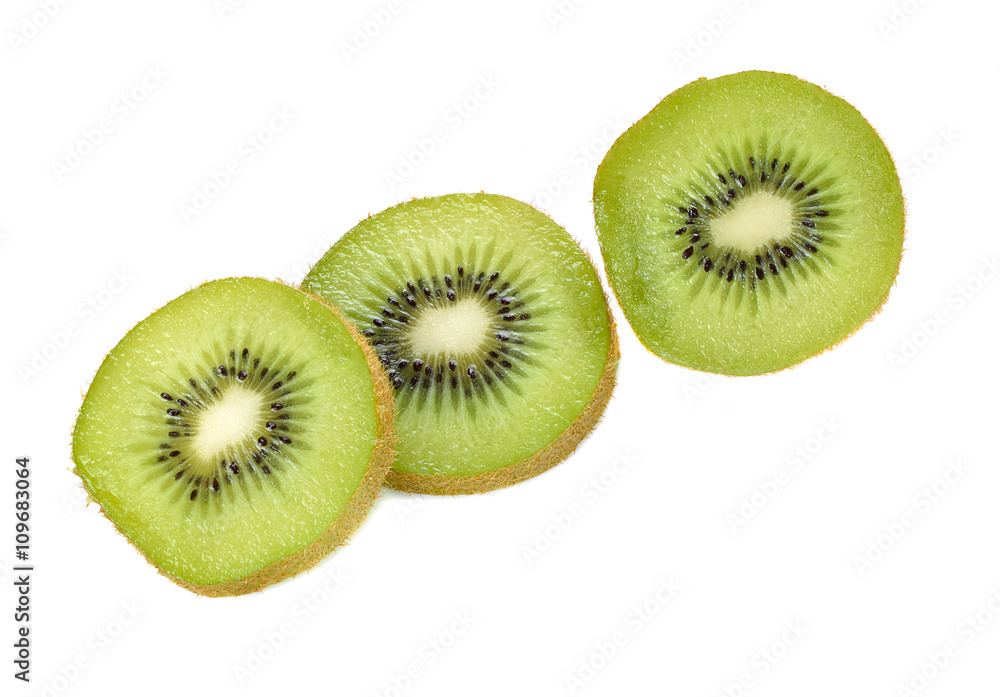 Fototapeta premium Kiwi fruit isolated on white background