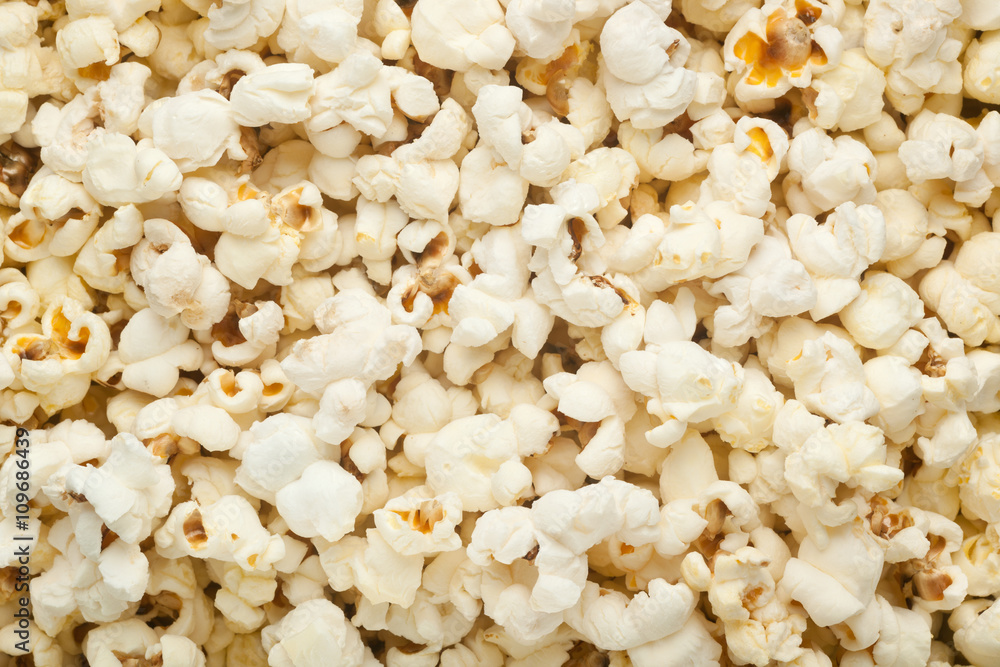 Plain popcorn background