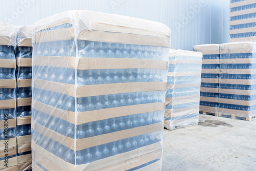 Packed Boxes with Bottles