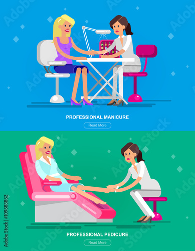 template for beauty saloon