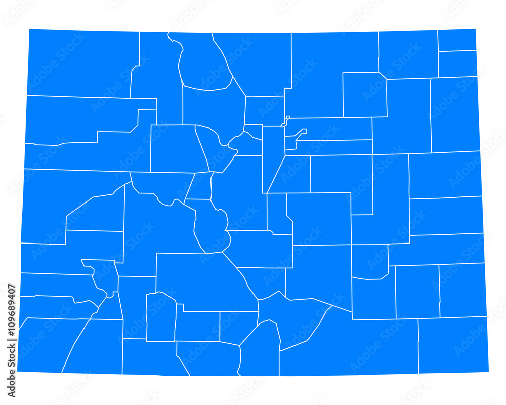 Karte von Colorado