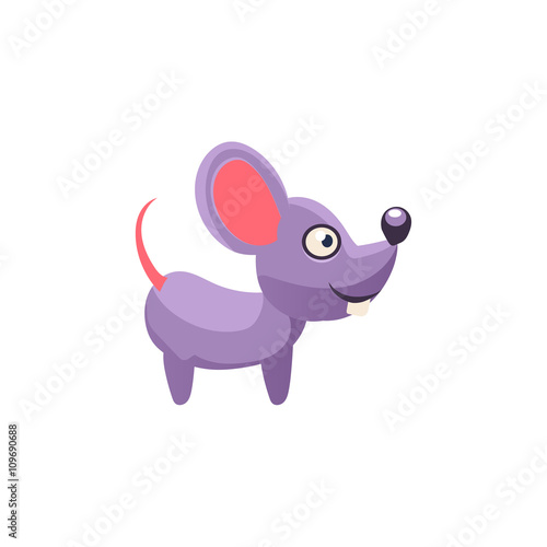 Mouse Simplified Cute Illustration