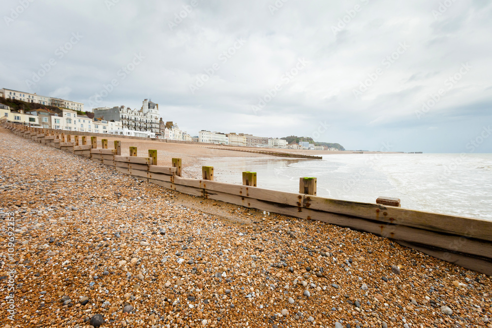Beautiful Hastings seascape in England