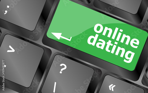 A keyboard with a online dating button - social concept. Keyboard keys icon button vector. Keyboard Icon, Keyboard Icon Vector, Keyboard Icon Art, Keyboard Icon App