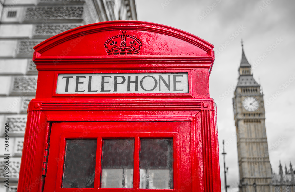 Obraz premium London telefonzelle