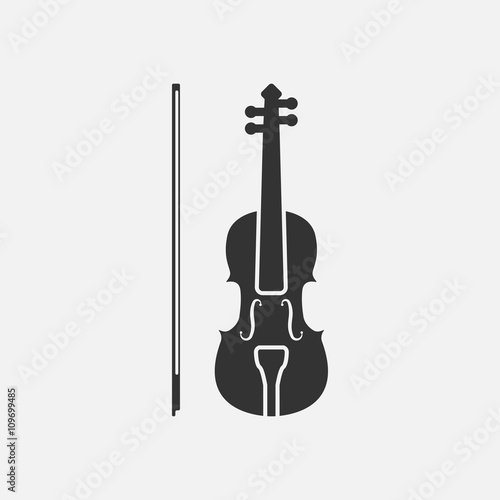 Fototapeta ikona skrzypiec