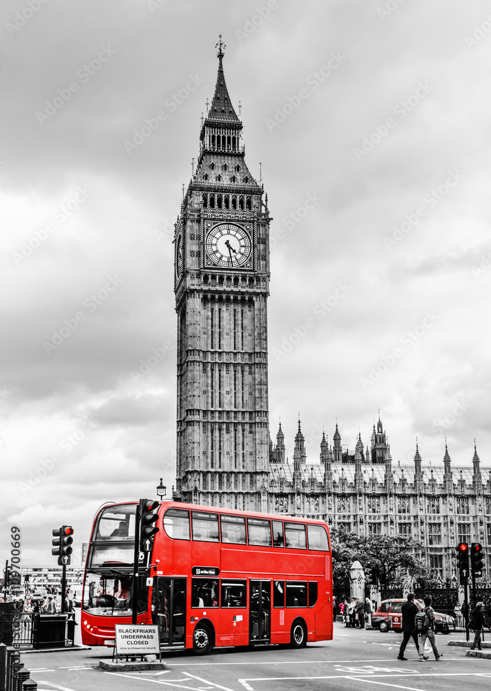 Obraz Czarno-biały Big Ben