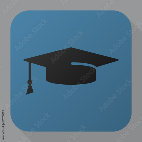Graduation cap Icon Vector