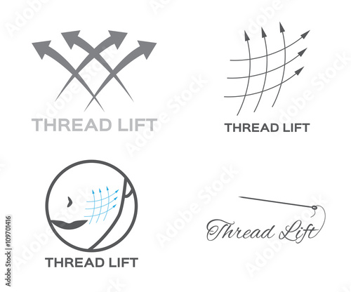 thread lifting logo