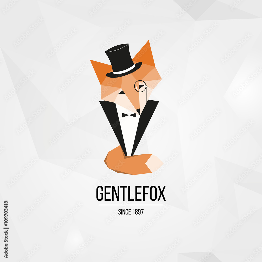 Gentle fox logotype