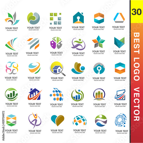 Best Business Corporate Logo Set