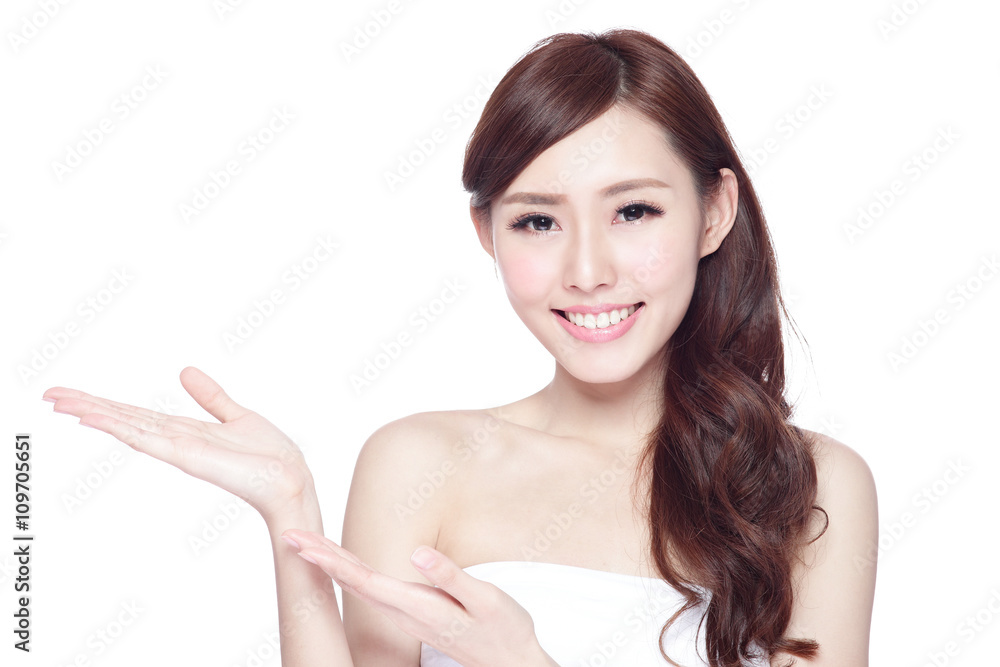 Beauty woman with charming smile Beauty woman with charming smile