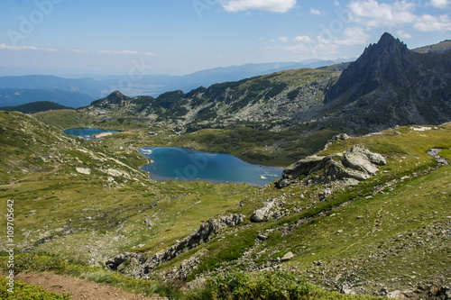 The Twin and The Trefoil lakes, The Seven Rila Lakes, Rila Mountain, Bulgaria