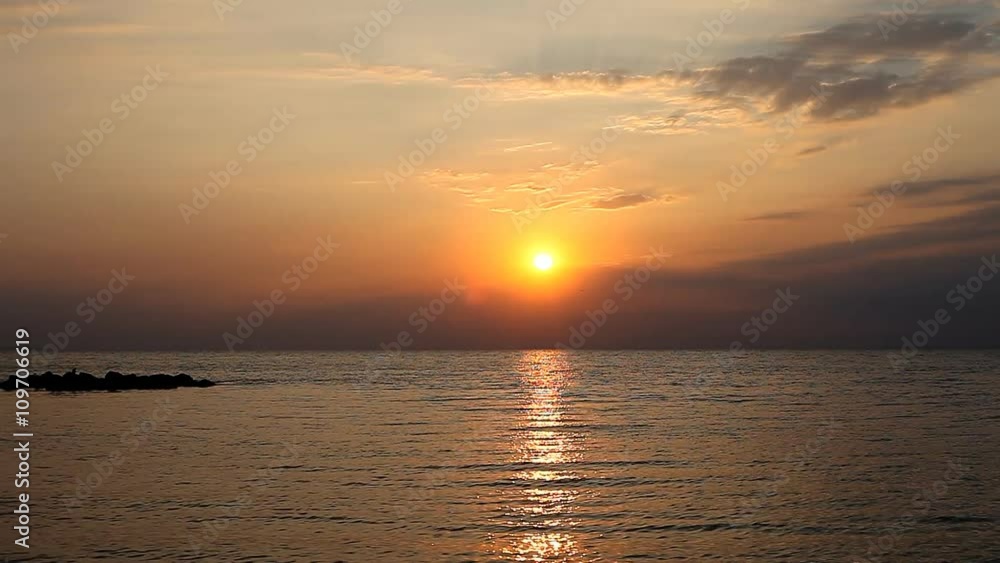 beautiful sunrise on the sea beautiful sunrise on the sea