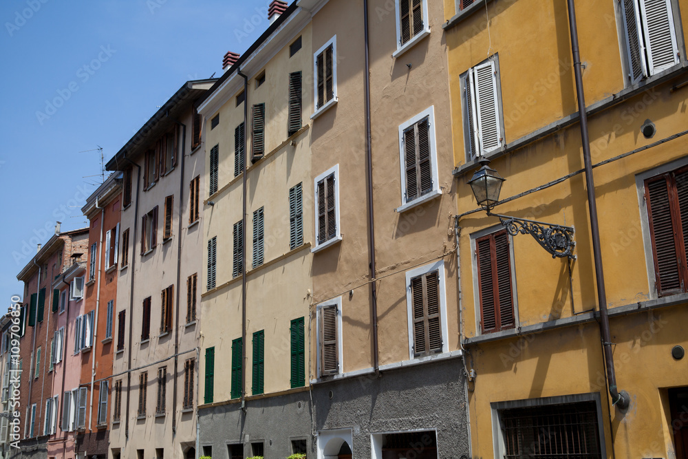 Buildings in Parma, Italy