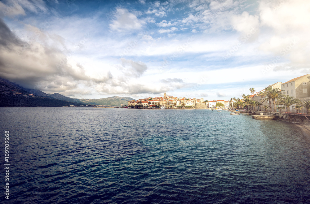 View of Korcula old town