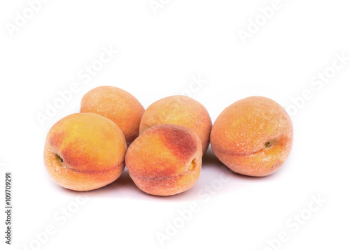 Peach Fruit  isolated.
