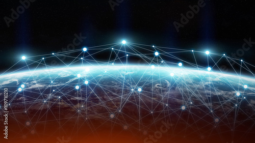 Global network connection © sdecoret