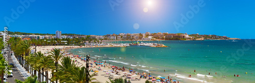 View of Platja Llarga beach in Salou Spain photo