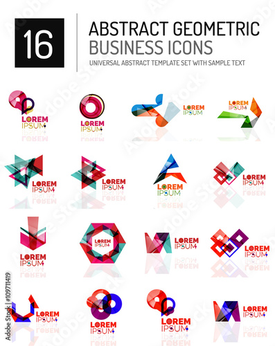 Abstract business icons