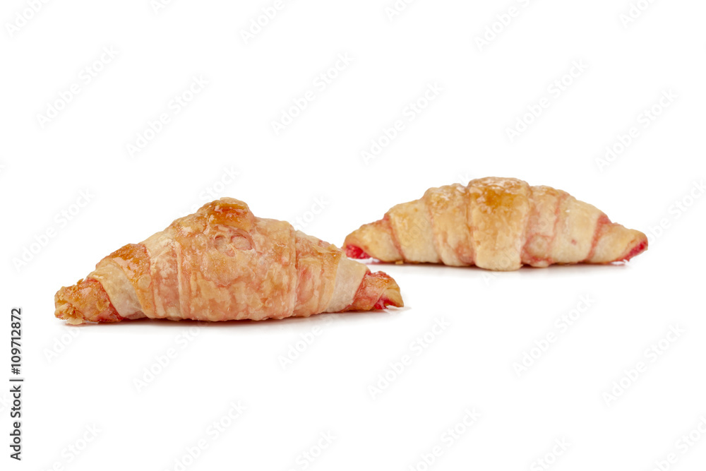 close up image of two croissants